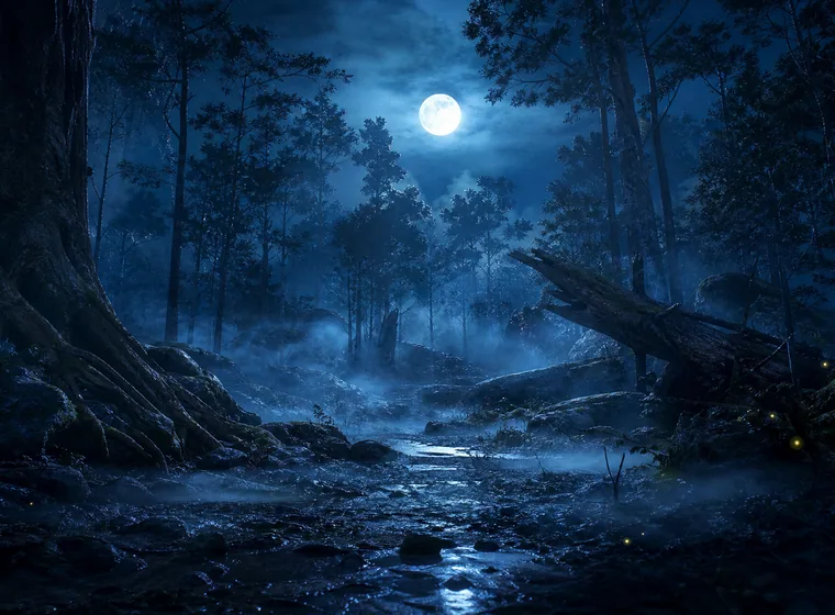 月夜魔法森林